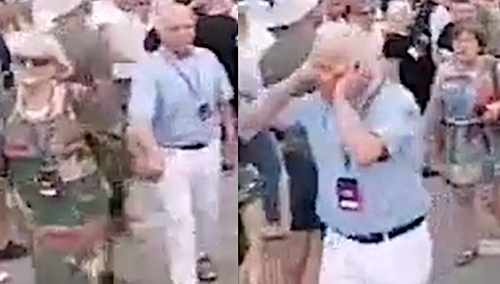 Starsi ludzie atakowani po wyjściu ze spotkania z Jarosławem Kaczyńskim w Kórniku