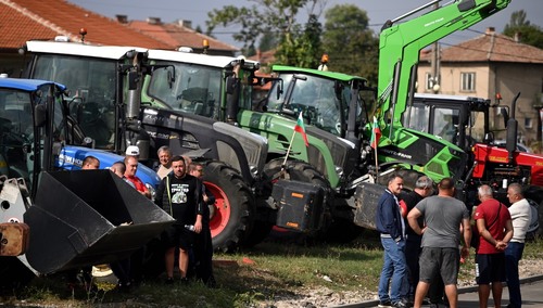 Bułgarscy rolnicy protestują
