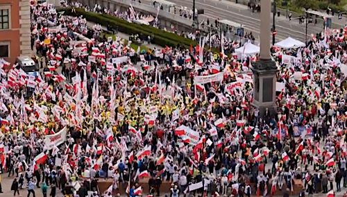 Demonstracja Solidarności "Precz z Zielonym Ładem", 10 maja 2024 r.