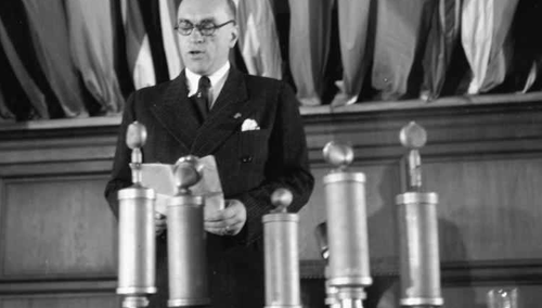 Jarosław Iwaszkiewicz na Światowym Kongresie Intelektualistów w obronie Pokoju. 1948