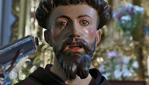 Klasztor Regina Coeli, Sanlúcar de Barrameda. Figura św. Franciszka z Asyżu (1684-1687) przypisany Luisie Roldán.