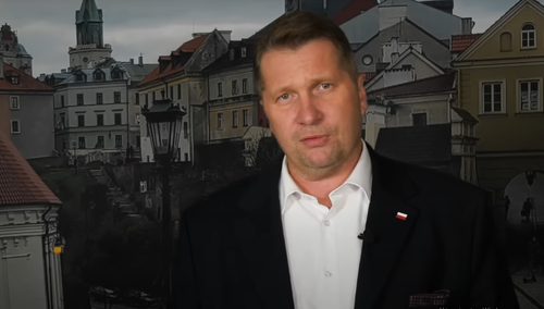 Poseł Prawa i Sprawiedliwości Przemysław Czarnek