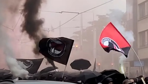 zamieszki Antify w Lipsku