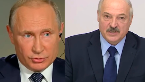 Władimir Putin i Aleksandr Łukaszenka