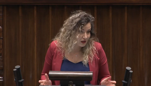 Monika Pawłowska w Sejmie