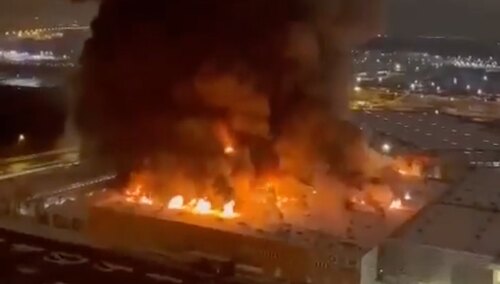 Ogromny pożar w podmoskiewskich Chimkach