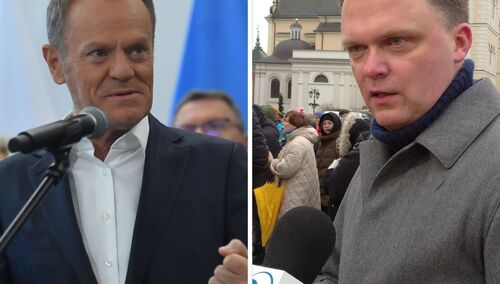 Donadl Tusk | Szymon Hołownia  