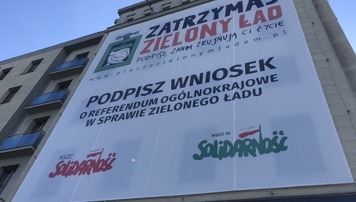 Zatrzymaj Zielony Ład! Solidarność w Gdańsku zachęca do zbiórki podpisów pod referendum