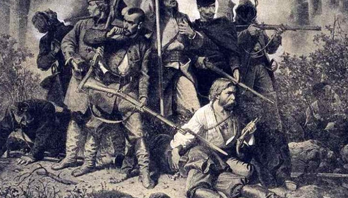 Jedna z bitew powstania styczniowego