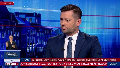 Kamil Bortniczuk w "Gościu Wiadomości"