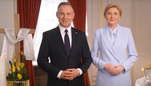 Prezydent Andrzej Duda i Pierwsza Dama Agata Kornhauser-Duda