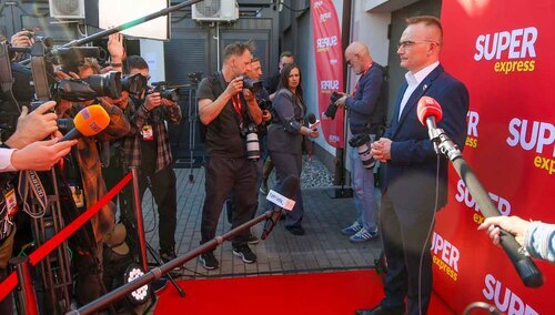 Kandydat Marek Woch przed debatą prezydencką 