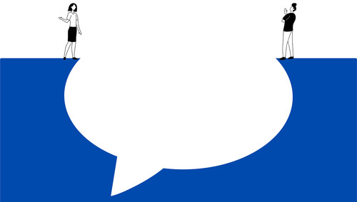 Kłopoty w komunikacji. Ilustracja poglądowa
