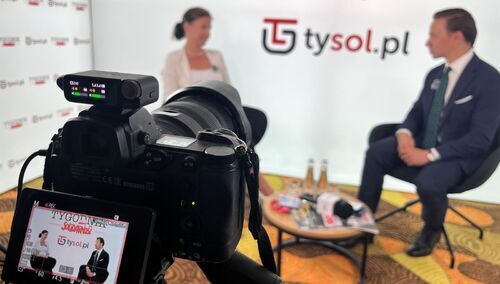 Studio "Tygodnika Solidarność" na Forum Ekonomicznym w Karpaczu