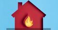 Pożar domu