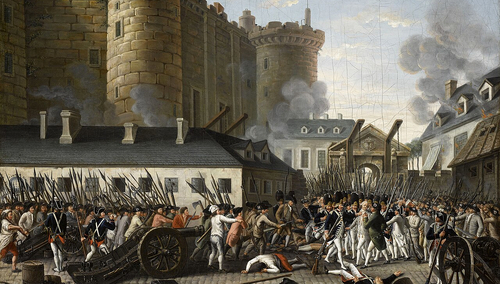 Zdobycie Bastylii. Autor nieznany