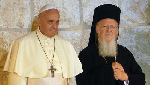 Papież Franciszek i patriarcha Bartłomiej I