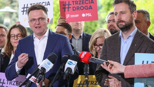 Szymon Hołownia i Władysław Kosiniak-Kamysz