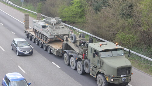 Transport sprzętu brytyjskiego