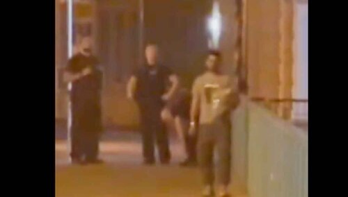 Gubin, most graniczny, ok. 1 w nocy. Imigrant odsyłany przez niemieckich funkcjonariuszy na polską stronę