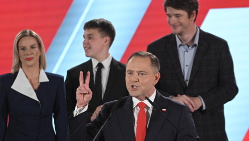 Karol Nawrocki z rodziną