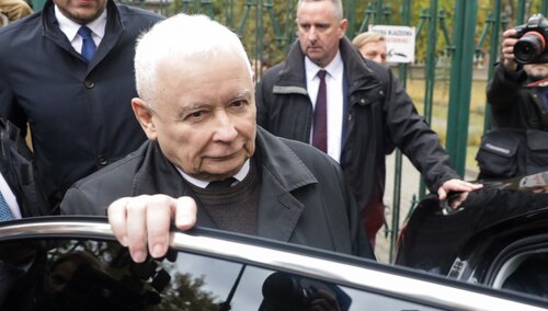 Prezes PiS Jarosław Kaczyński