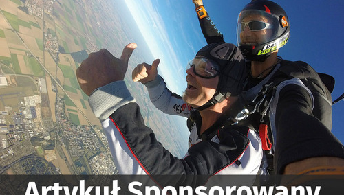 Skok ze spadochronem