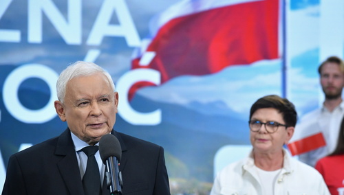 Beata Szydło i Jarosław Kaczyński