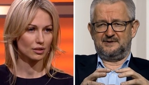 Magdalena Ogórek i Rafał Ziemkiewicz