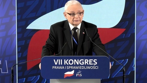 Prezes PiS Jarosław Kaczyński