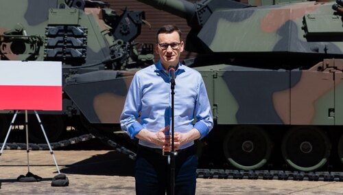 Premier RP Mateusz Morawiecki odwiedził zakłady ANAD Anniston Army Depot, gdzie produkowane są czołgi Abrams