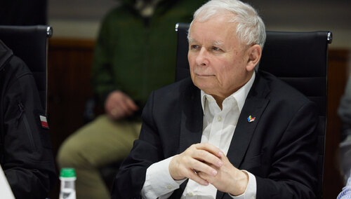 Prezes PiS Jarosław Kaczyński