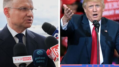 Andrzej Duda, Donald Trump