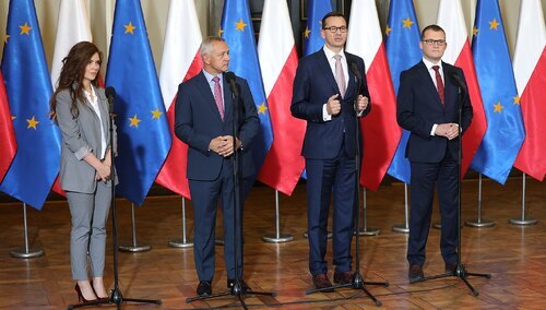 Wanda Buk, Marek Zagórski, Mateusz Morawiecki, Paweł Szefernaker