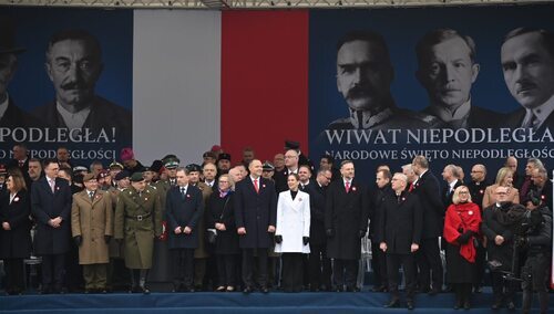 Uroczysta odprawa wart przed Grobem Nieznanego Żołnierza w Warszawie