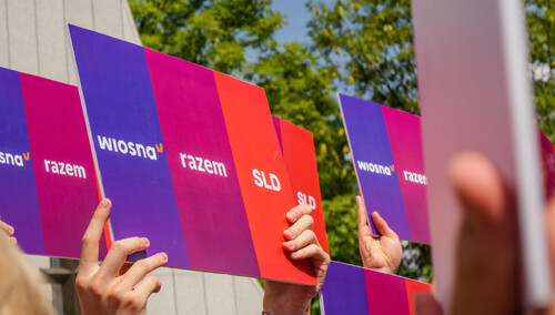 Koalicja partii lewicowych – SLD, Partii Razem i Wiosny Biedronia zawiązała się przed wyborami parlamentarnymi w 2019 r.