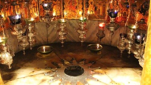 Wnętrze Groty Narodzenia Pańskiego