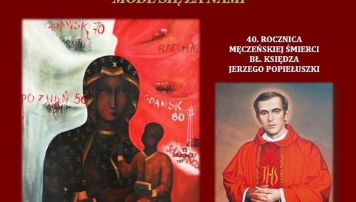 Plakat 42. Ogólnopolskiej Pielgrzymki Ludzi Pracy na Jasną Górę