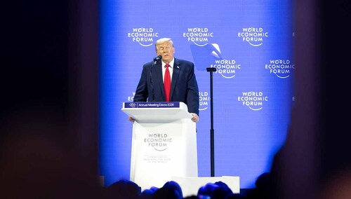 Donald Trump podczas przemówienia w Davos poruszył temat Grenlandii