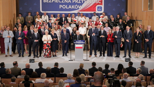 Wizyta Jarosława Kaczyńskiego w Elblągu