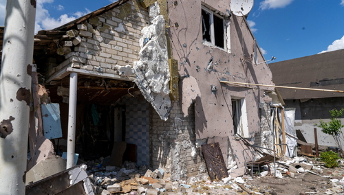 Zniszczenia na Ukrainie