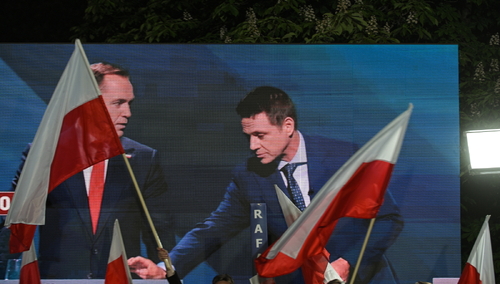 Karol Nawrocki i Rafał Trzaskowski