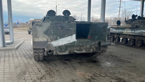 Rosyjski sprzęt zdobyty w Mikołajowie