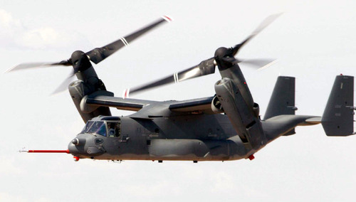 V-22 Osprey podczas lotu testowego