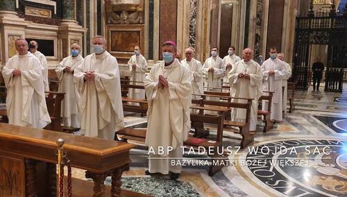 Polscy biskupi w Bazylice Matki Bożej Większej