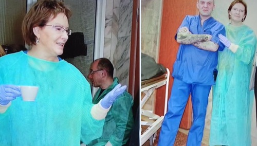 Kopacz w prosektorium w Moskwie