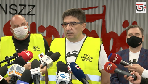 Wojciech Ilnicki, przewodniczący KM NSZZ „Solidarność” KWB „Turów”