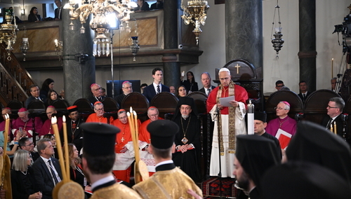 Leon XIV na Boskiej Liturgii