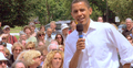 Senator Obama podczas wizyty w New Hampshire, sierpień 2007