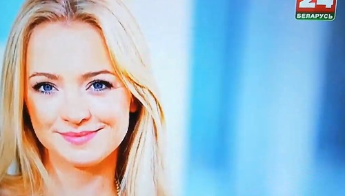 Barbara Kurdej-Szatan w białoruskiej telewizji propagandowej